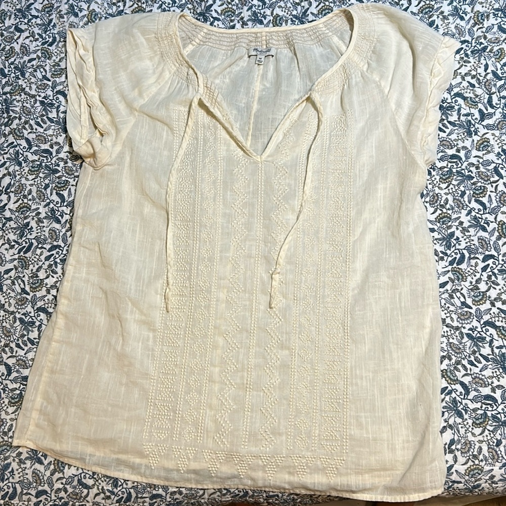 Madewell linen top
